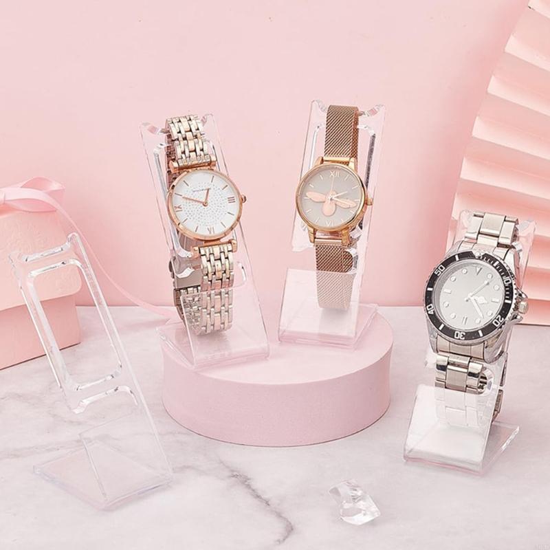 Are Watches Jewelry Or Accessories - Simple Clear Acrylic Watch Display Rack