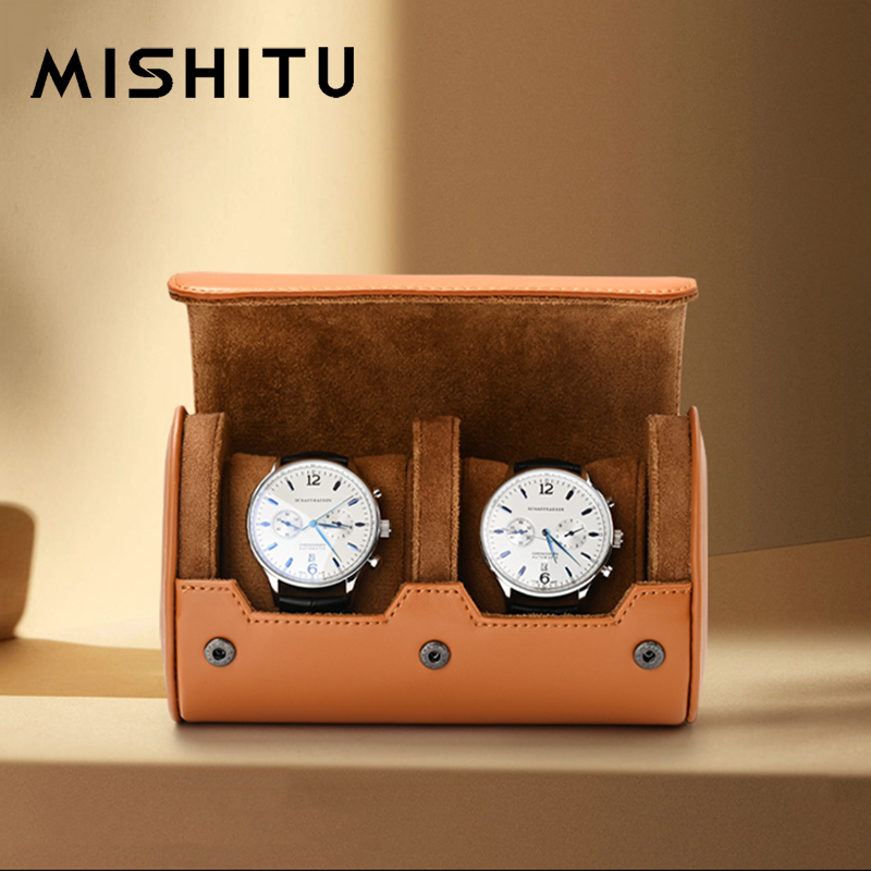 Jewelry Watches Vintage - MISHITU 1/2/3-Slot Watch Storage Roll Travel