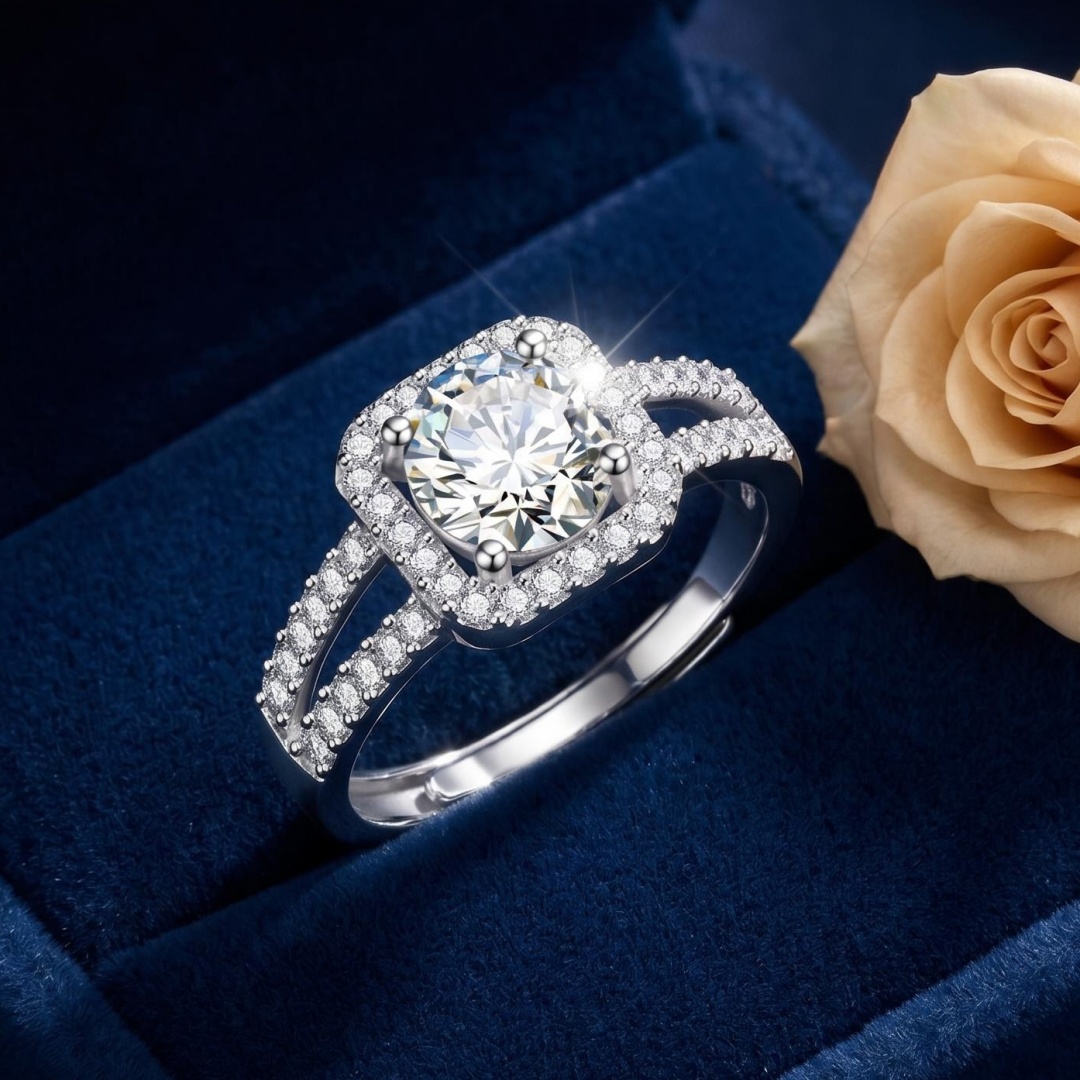 Statement Cocktail Ring - Luxury 925 Sterling Silver Classic Ring