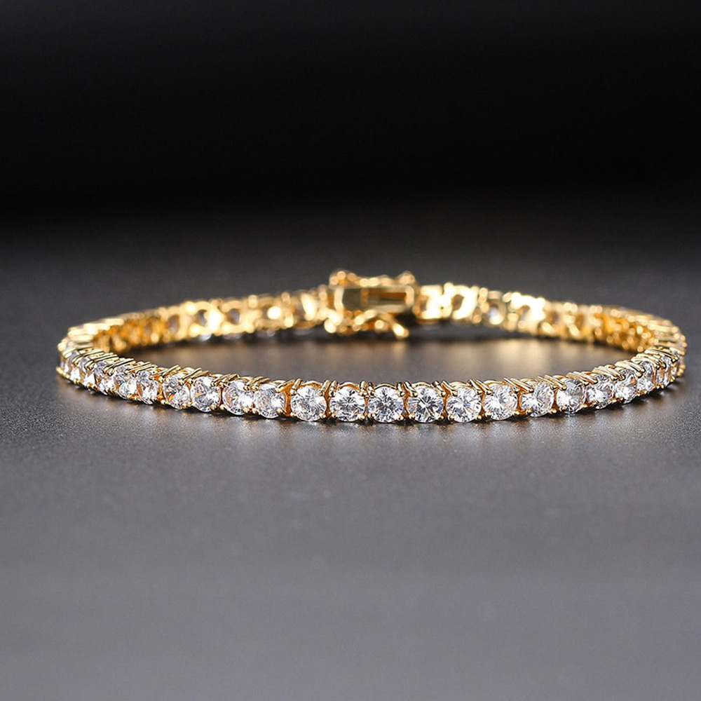 Solid Silver Fine Jewelry Chai - Tennis Bracelet Cubic review and price