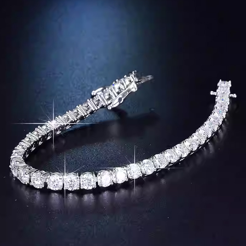 New 925 Sterling Silver 3MM Te - Tennis Bracelet Cubic review and price