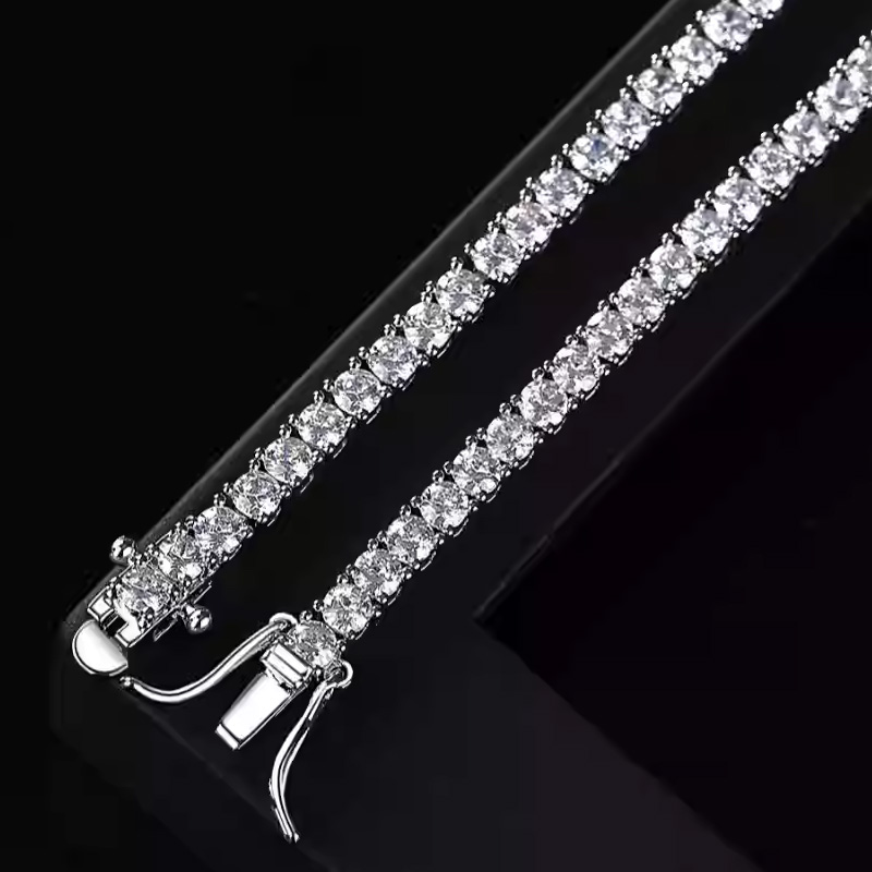 New 925 Sterling Silver 3MM Te - Tennis Bracelet Cubic review and price