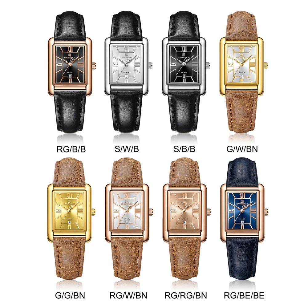 NAVIFORCE Women's Elegant Rect - Jewels On Watches review and price