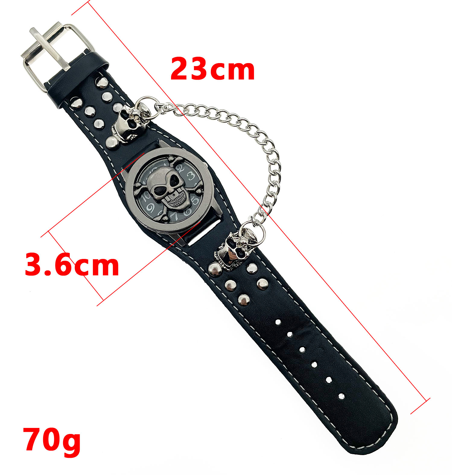New Leather Stainless Steel Ch - Jewelry Type Watches review and price