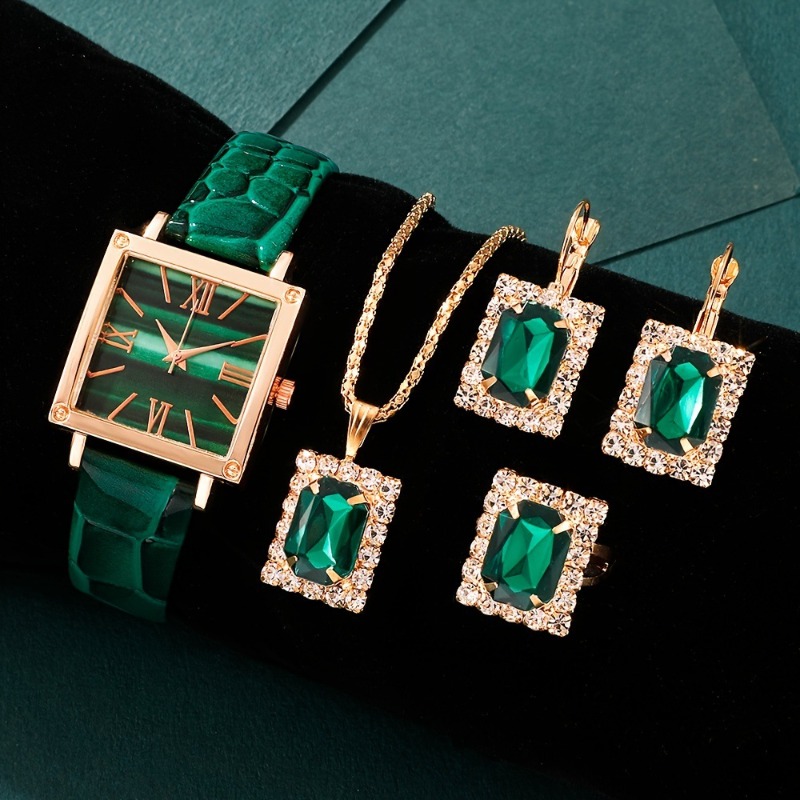 5pcs/set Women's Watch Vintage - Jewelry Watches Vintage review and price