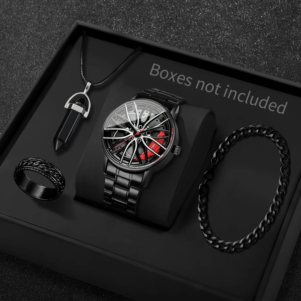 4PCS/Set Fashion 3d Car Wheel  - Jewelry Type Watches review and price