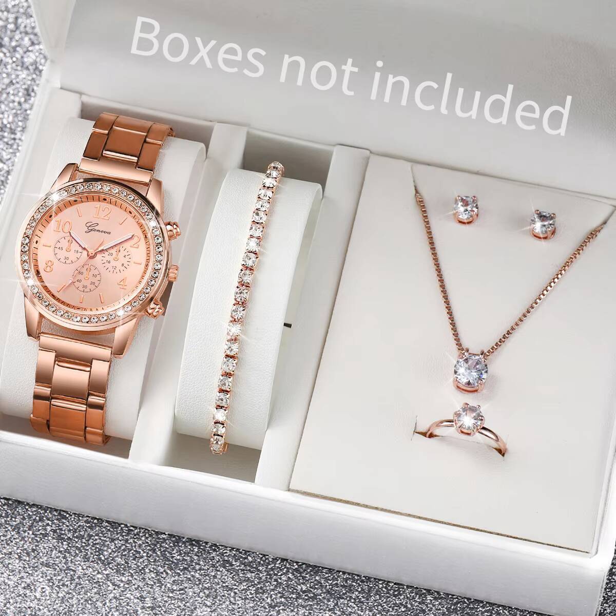 6PCS/Set Fashion Rhinestone Wo - Jewels On Watches review and price