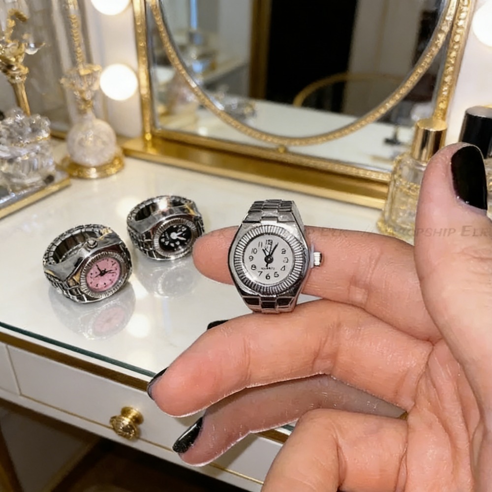 Vintage Punk Quartz Finger Wat - Vintage Jewelry Watches Women review and price