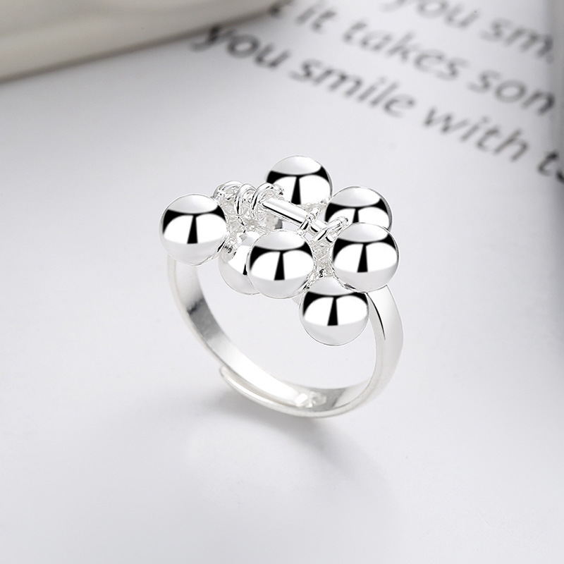925 Sterling Silver Round Ball - Couple Ring Set review and price