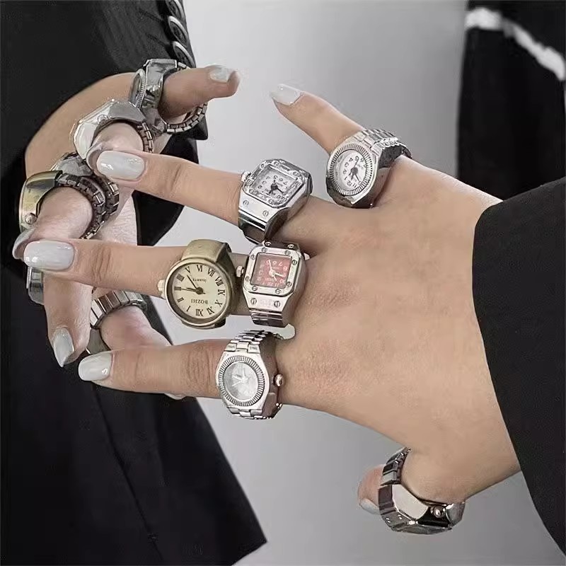 Vintage Sliver Mini Punk Watch - Vintage Jewelry Watches Women review and price