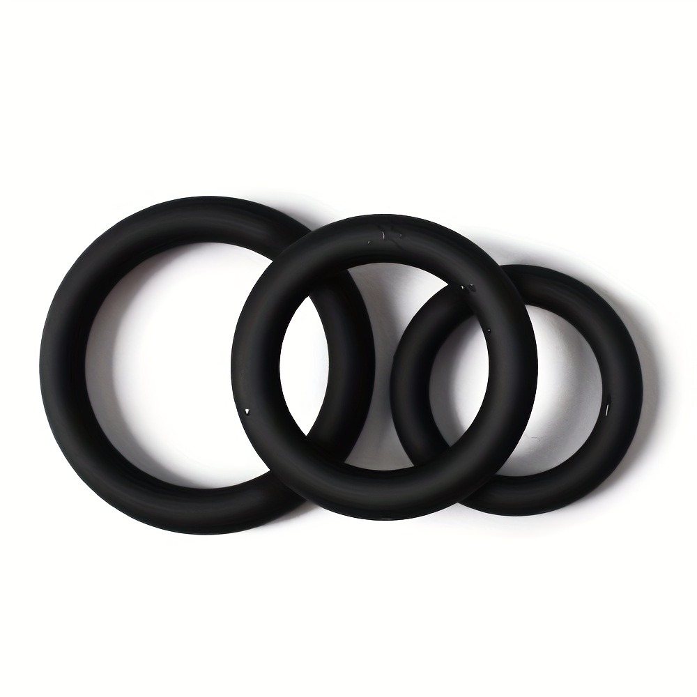 3PCS Silicone Penis Rings Set  - Couple Ring Set review and price