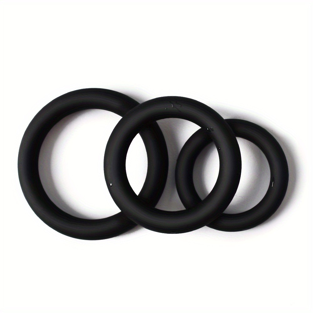 3PCS Silicone Penis Rings Set  - Couple Ring Set review and price