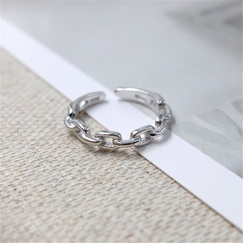 925 Sterling Silver Cuba Chain - Statement Cocktail Ring review and price