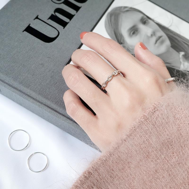 925 Sterling Silver Cuba Chain - Statement Cocktail Ring review and price
