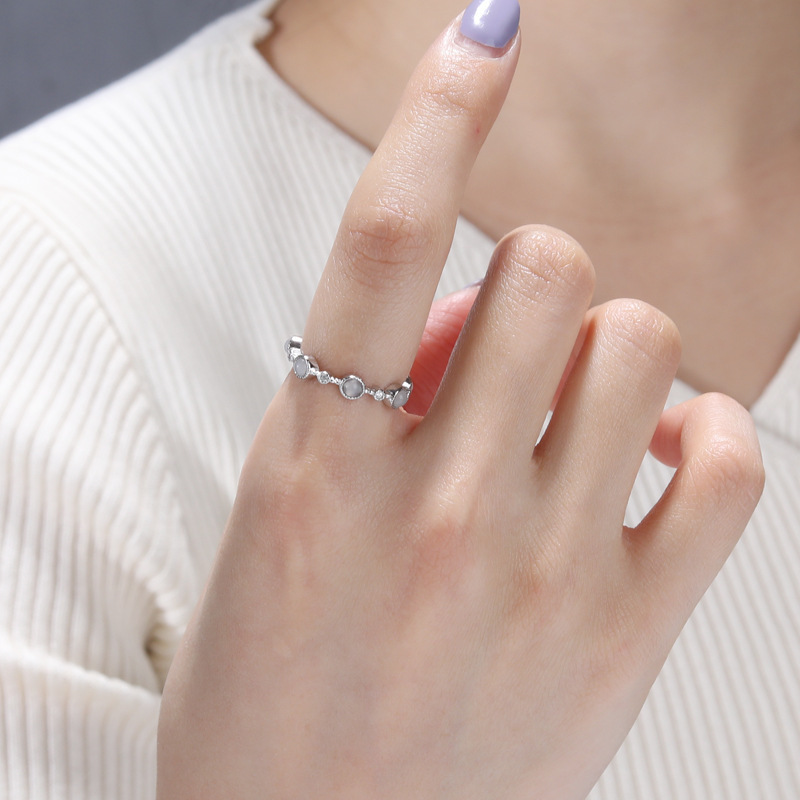 925 Sterling Silver Round Crys - Statement Cocktail Ring review and price