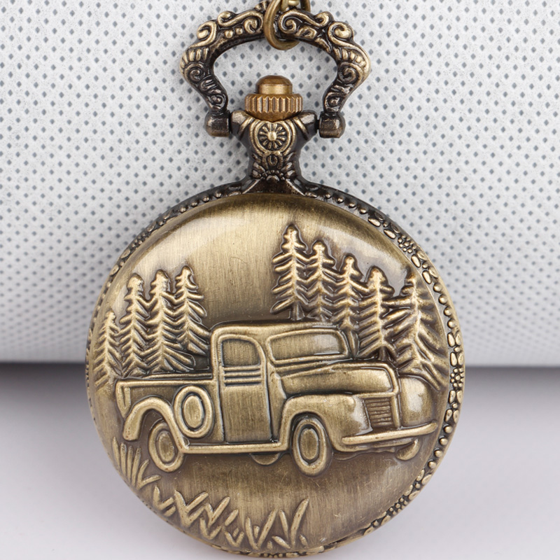 Bronze Car Truck Quartz Pocket - Are Watches Jewelry Or Accessories review and price