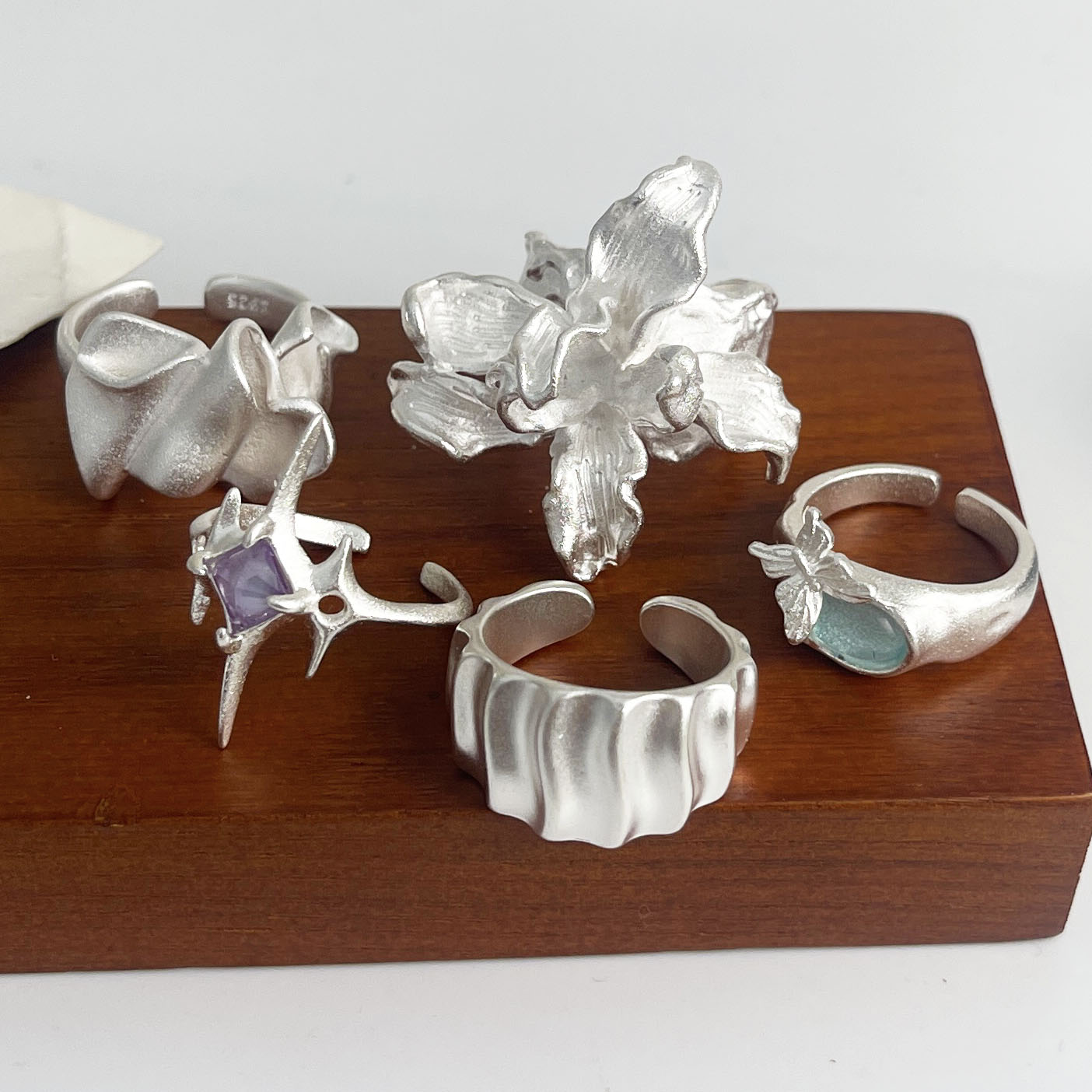 925 Sterling Silver Rings For  - Statement Cocktail Ring review and price
