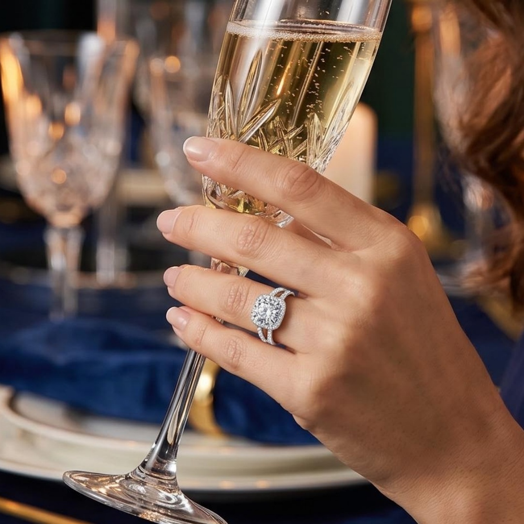Luxury 925 Sterling Silver Cla - Statement Cocktail Ring review and price