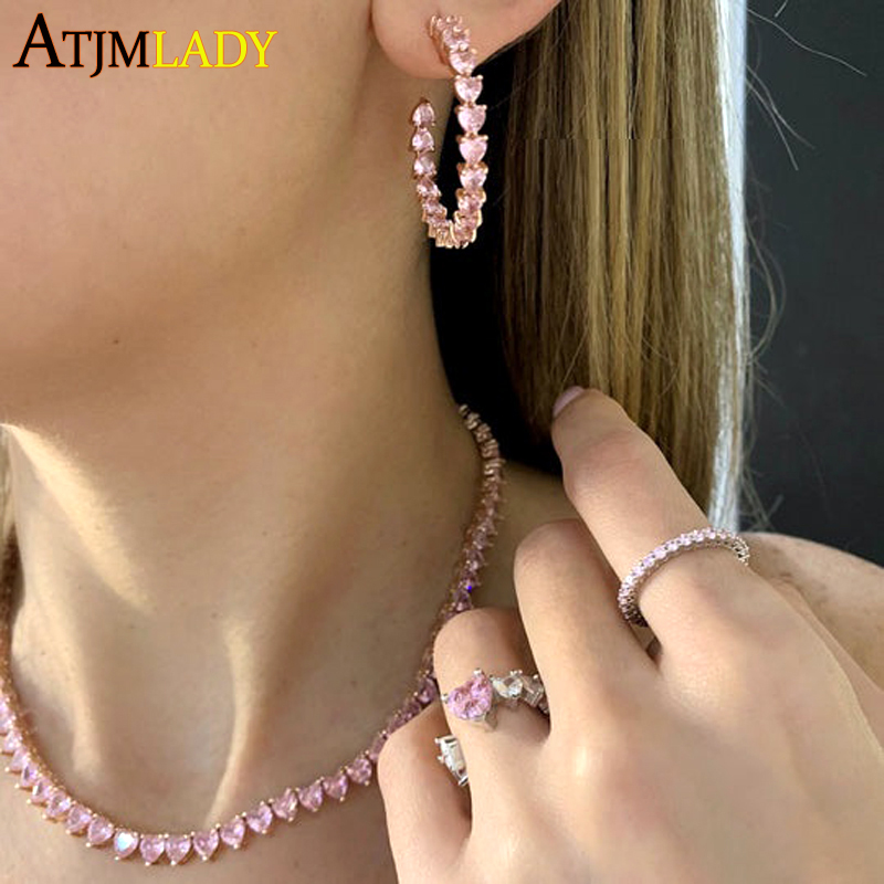 Wholesale 5A Heart Shaped Iced - Tennis Bracelet Cubic review and price