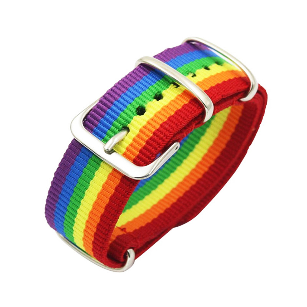 Hot Nylon Rainbow Bracelet for - Jewelry Type Watches review and price