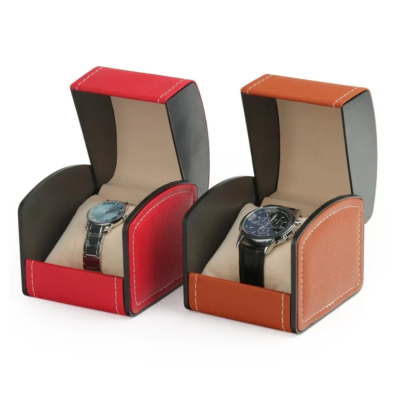 Portable Watch Box PU Leather  - Vintage Jewelry Watches Women review and price