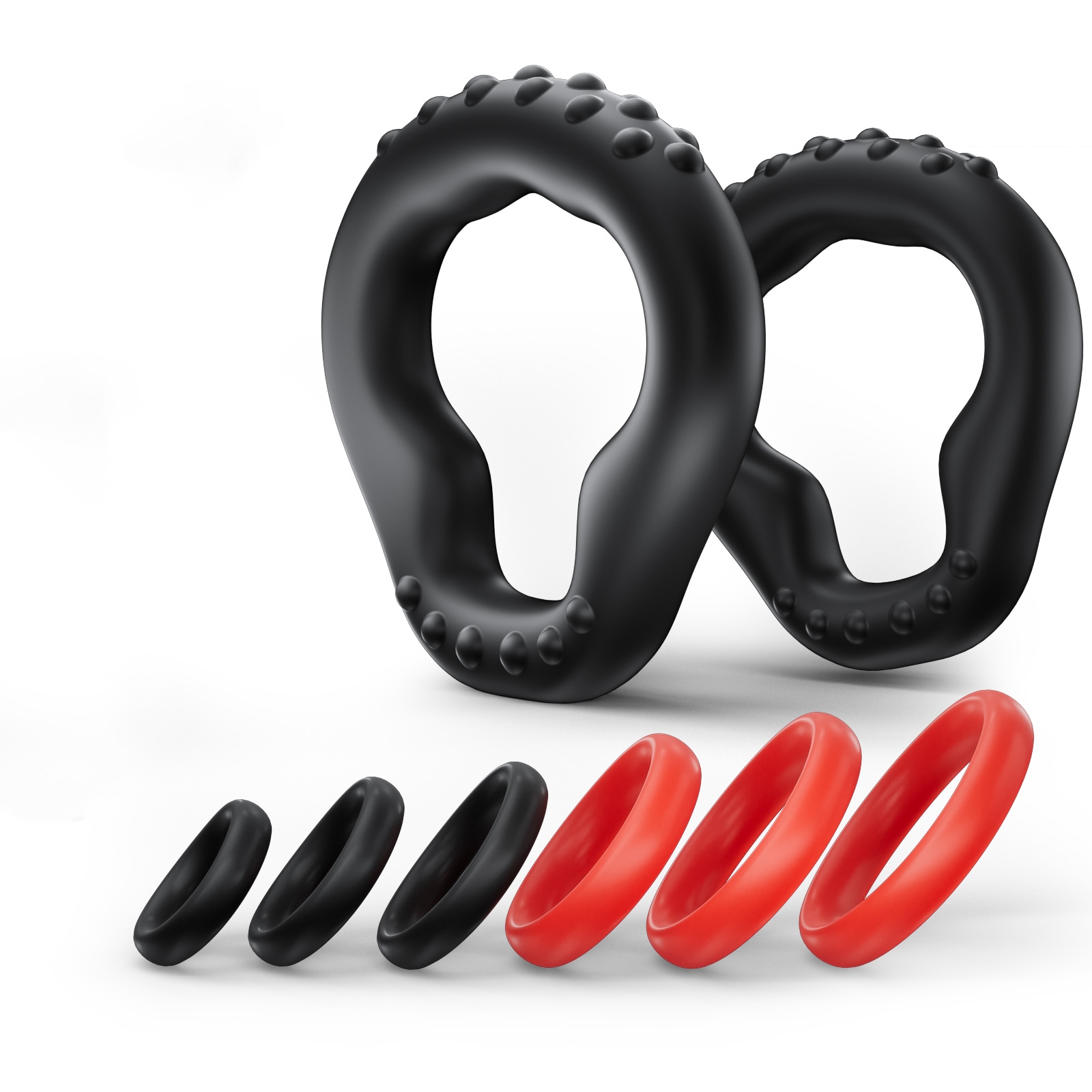KUSHOR 8 PCS Silicone Penis Ri - Couple Ring Set review and price