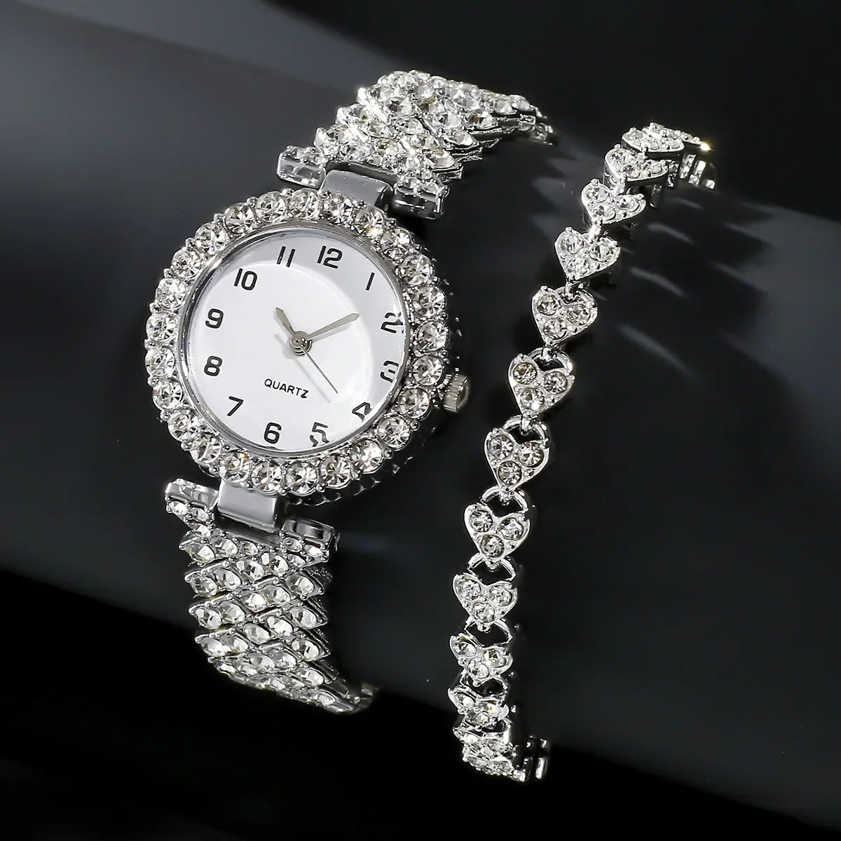 1pcs/2pcs Luxury Fashion Women - Jewels On Watches review and price