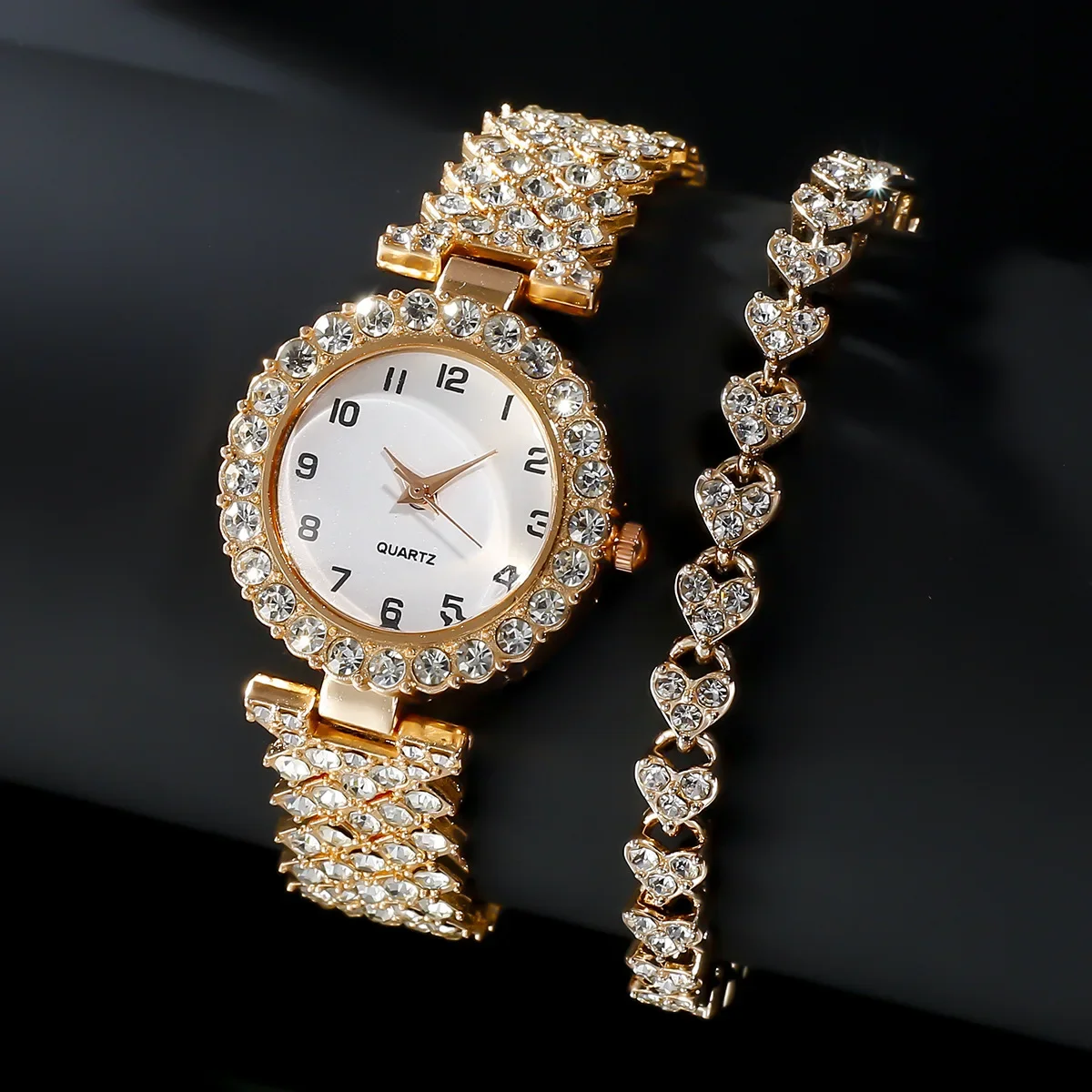 1pcs/2pcs Luxury Fashion Women - Jewels On Watches review and price