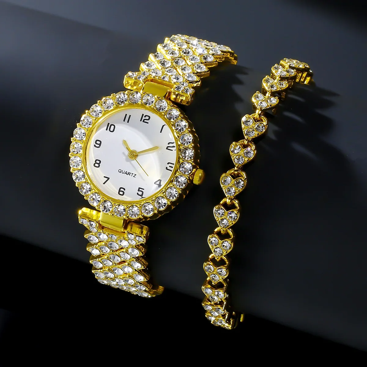 1pcs/2pcs Luxury Fashion Women - Jewels On Watches review and price