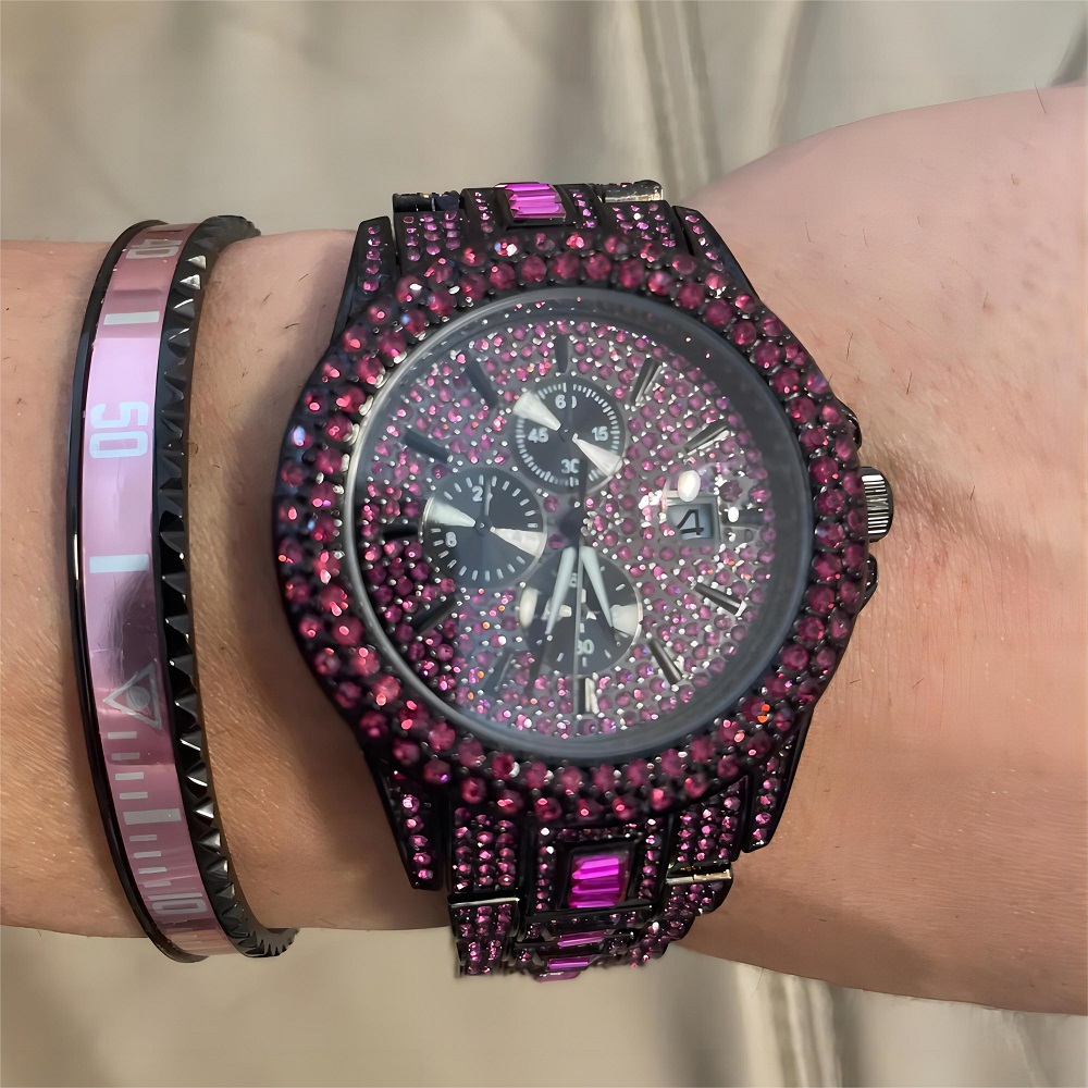 Hot Sell Red Ice Watch For Men - Jewelry Type Watches review and price