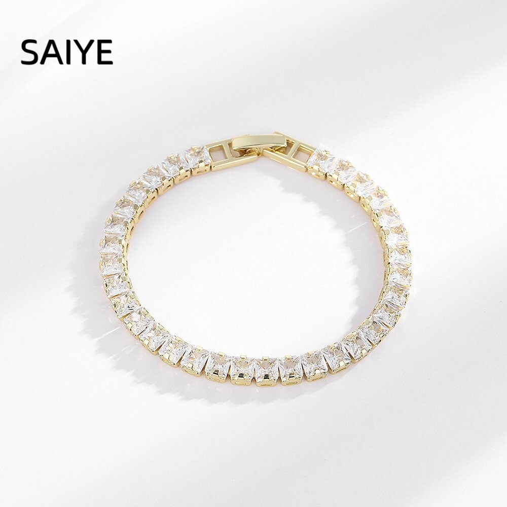 925 Sterling Silver Tennis Bra - Tennis Bracelet Cubic review and price