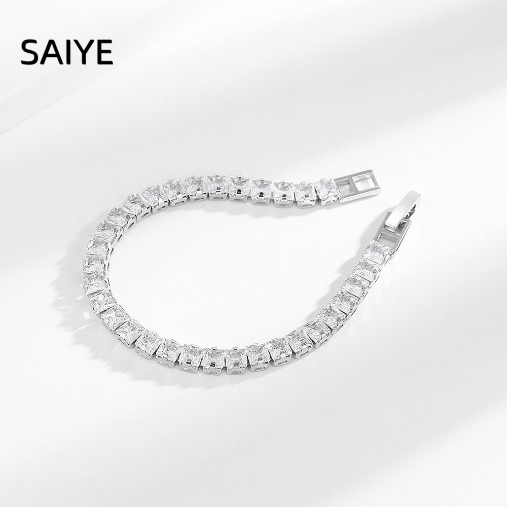 925 Sterling Silver Tennis Bra - Tennis Bracelet Cubic review and price