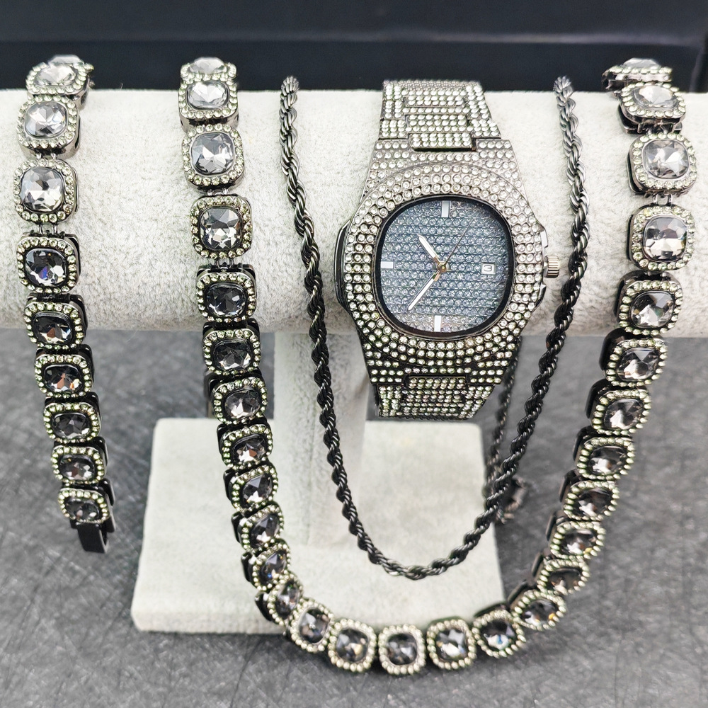 Purco Black Watch Tennis Chain - Icebox Jewelry Watches review and price