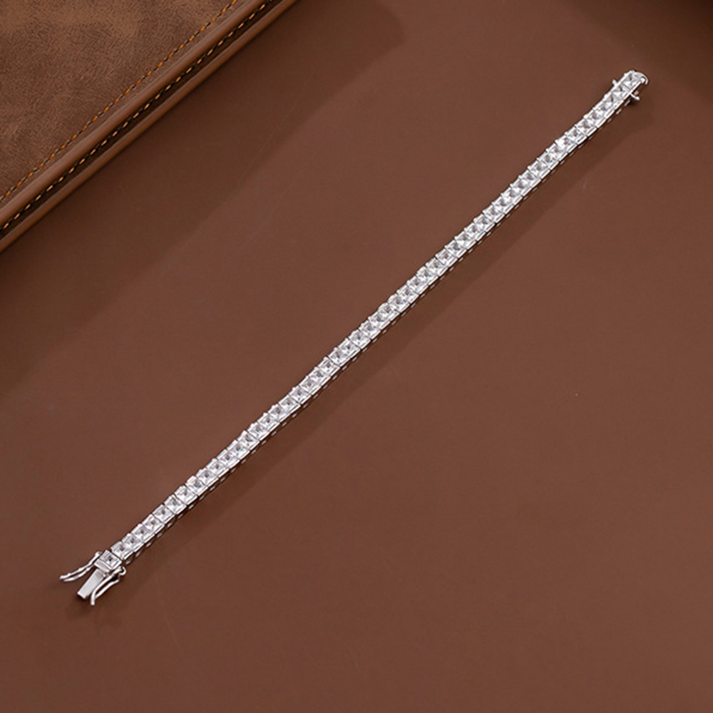 YLMyself 925 Silver Tennis Bra - Tennis Bracelet Cubic review and price