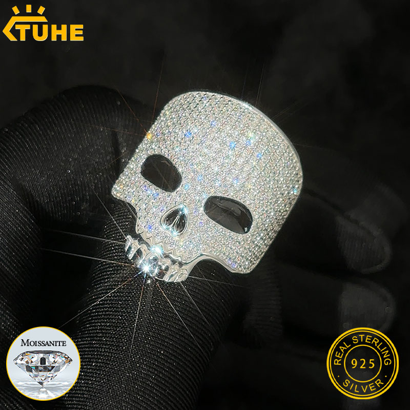 TUHE Unisex 925 Silver Skeleto - Couple Ring Set review and price