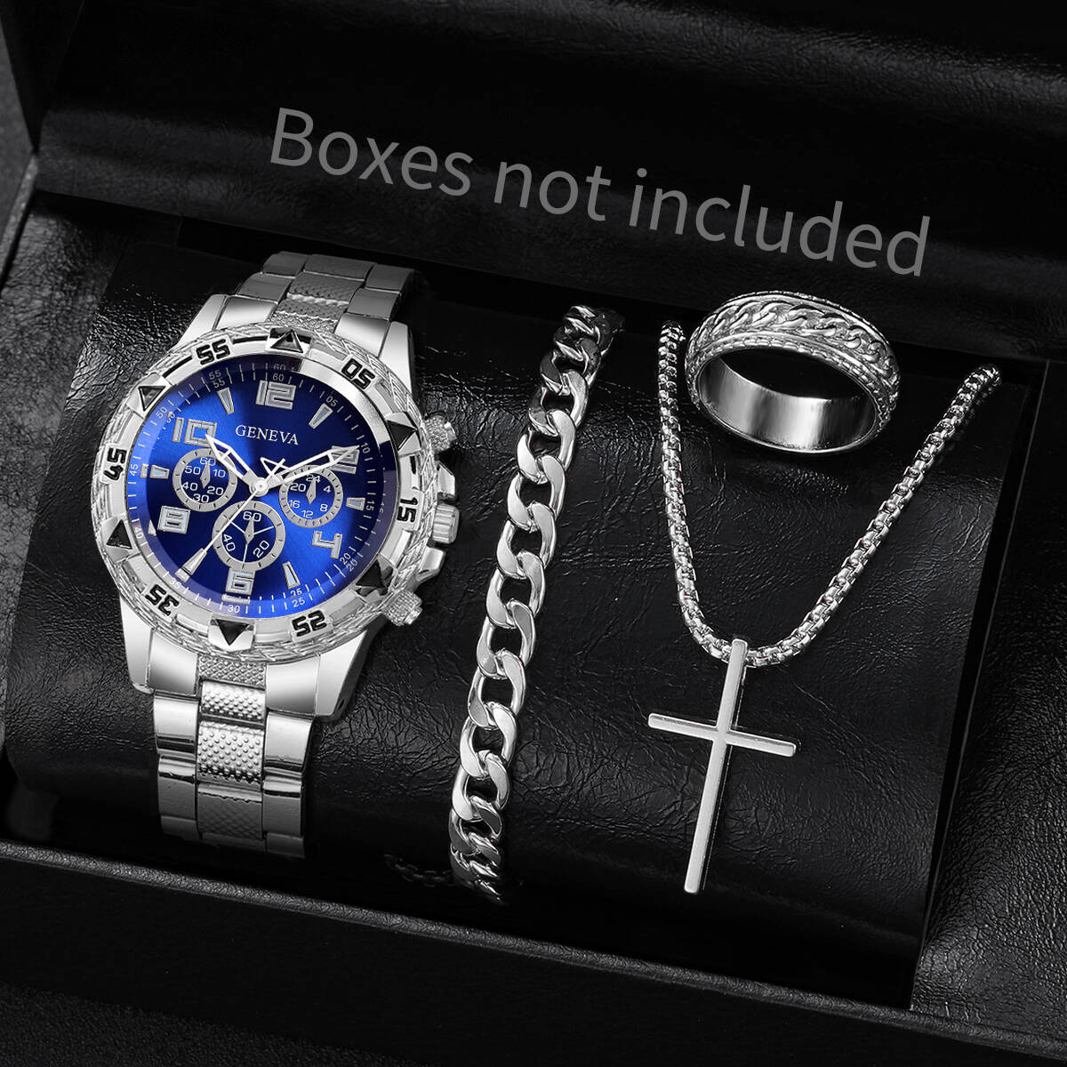 4PCS/Set Fashion Men Business  - Jewelry Type Watches review and price