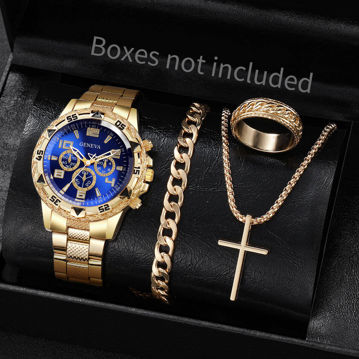 4PCS/Set Fashion Men Business  - Jewelry Type Watches review and price