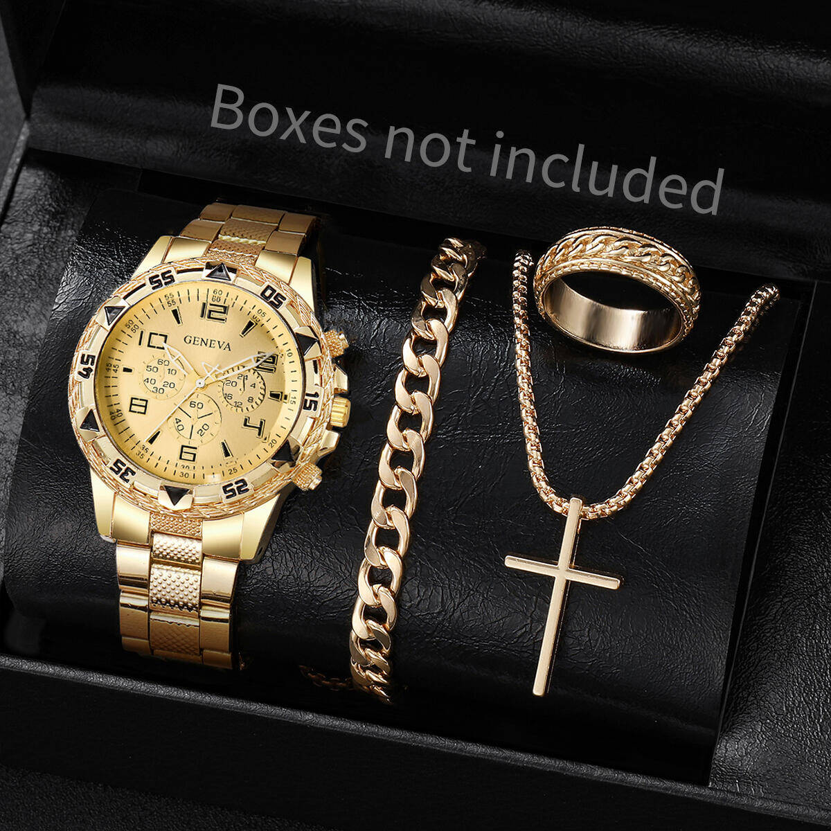4PCS/Set Fashion Men Business  - Jewelry Type Watches review and price