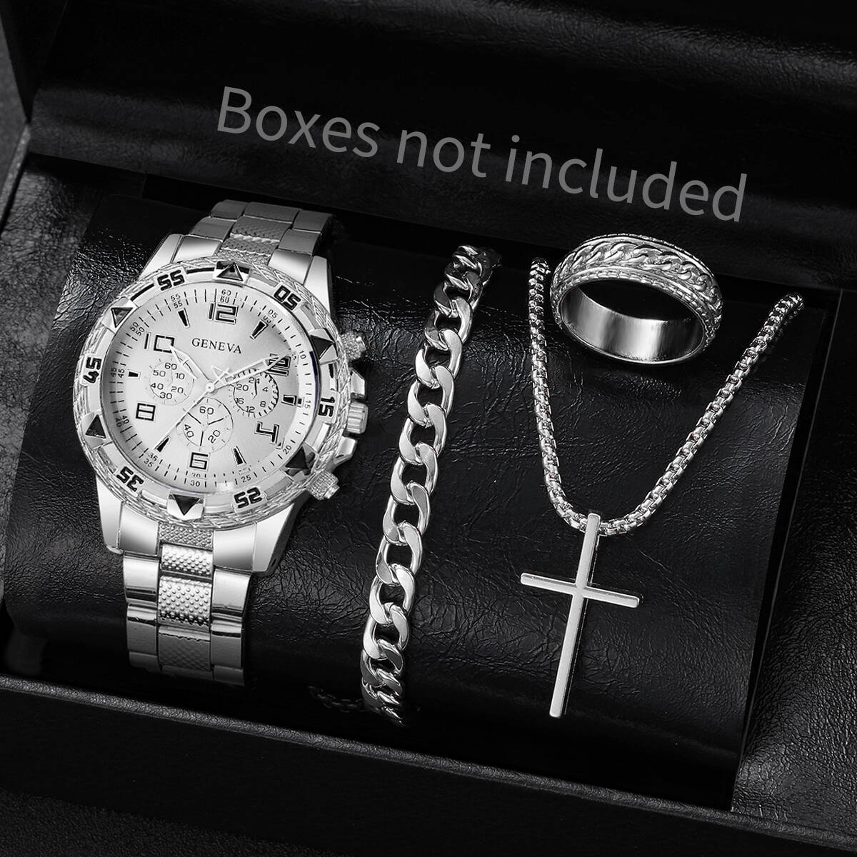 4PCS/Set Fashion Men Business  - Jewelry Type Watches review and price
