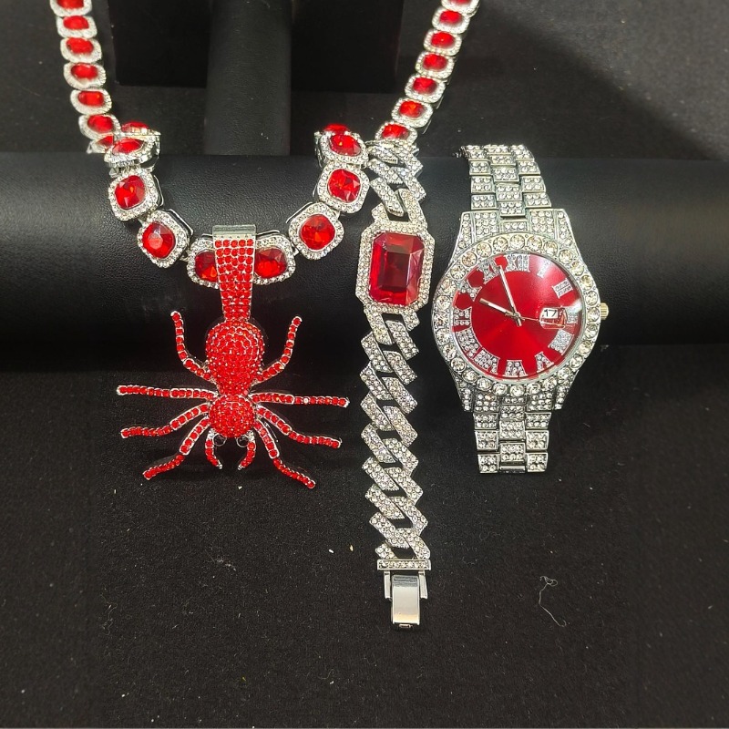Hip Hop Jewelry Set for Men -  - Icebox Jewelry Watches review and price