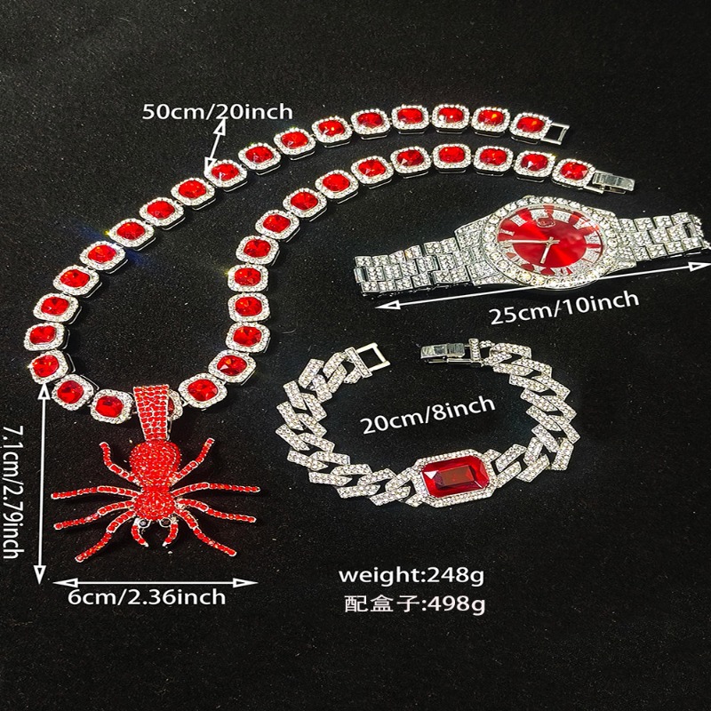 Hip Hop Jewelry Set for Men -  - Icebox Jewelry Watches review and price