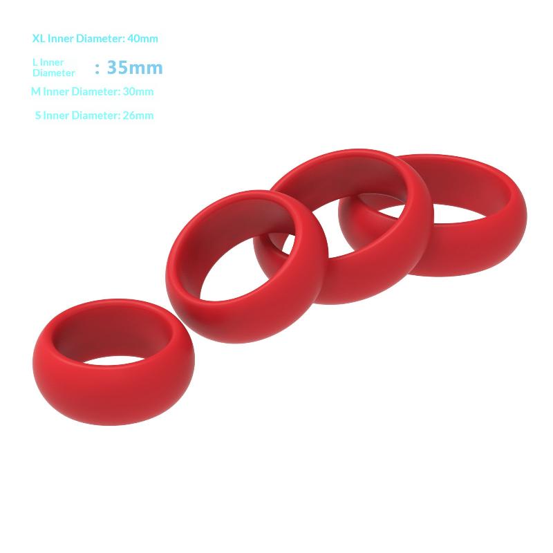 4Pcs Silicone Penis Ring Set f - Couple Ring Set review and price